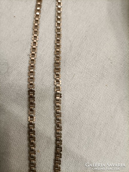 Nagyon szép régi aranyozott ezüst nyaklánc