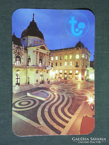 Kártyanaptár, Siklós és vidéke Takarékszövetkezet, Pécs nemzeti színház,1998, (6)
