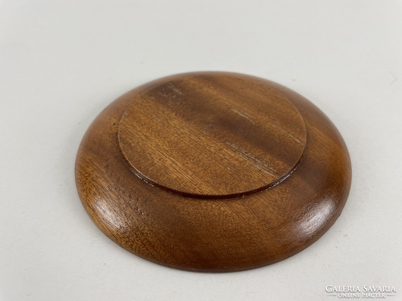 Small wooden wall plate - decorative plate