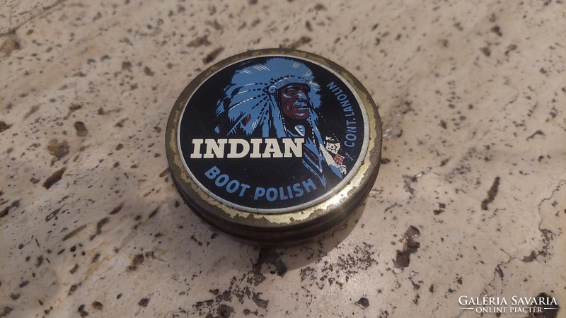Indian boot polish shoe care box