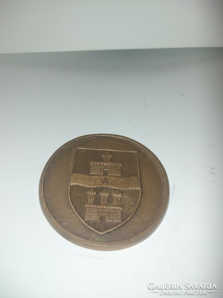 Unengraved Budapest bronze commemorative medal