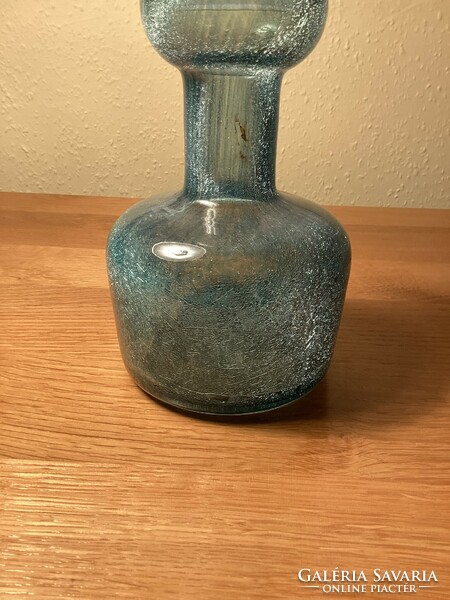 Karcagi berekfürdő veil glass vase 18 cm.