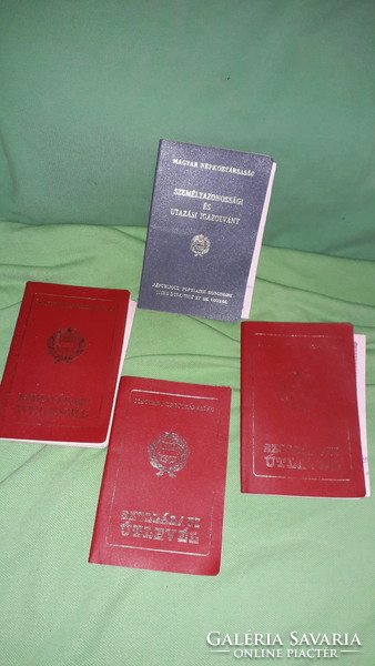 The passports of the family members of the socialist-era journalist Péter Dunai are 4 in one, according to the pictures