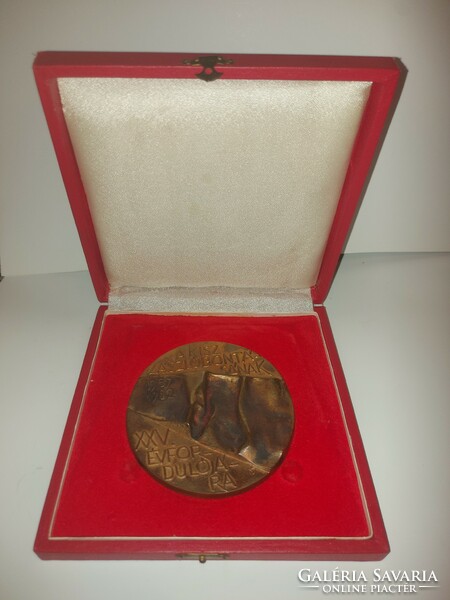János István Nagy, bronze commemorative medal, 94 mm, 296 gr, in gift box