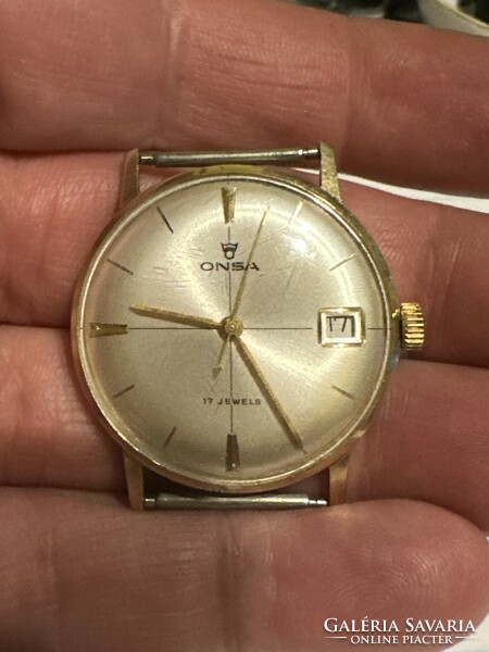Onza 14 kr gold watch in beautiful condition for sale! Price: 120,000.-