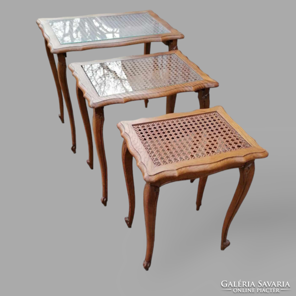 Neobaroque folding table set