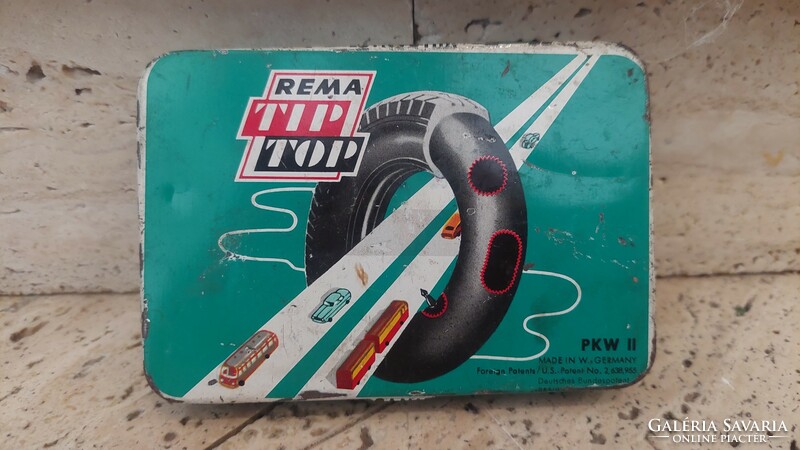 Rema tip top tire repair set tin box