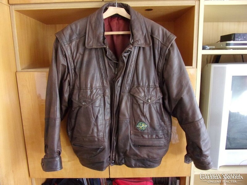 Pilot leather jacket