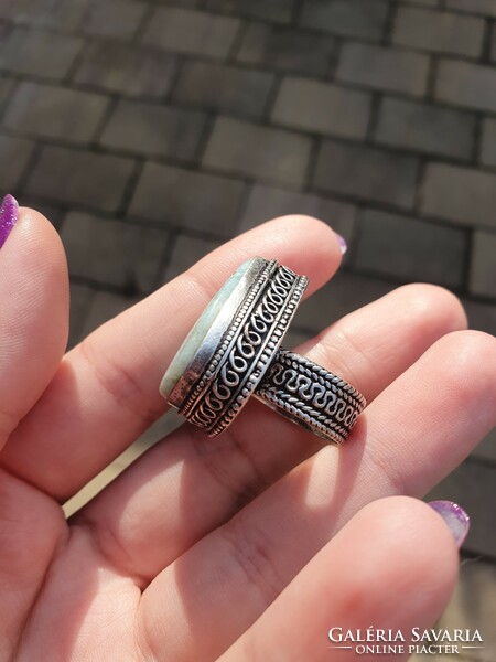 Larimár stone silver ring size 7! Original!