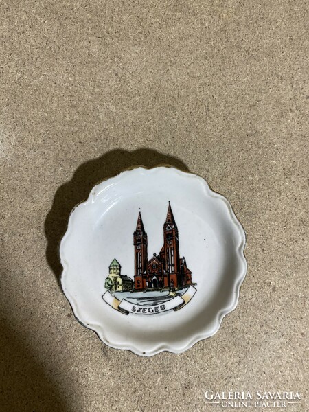 Aquincum porcelain bowl, size 10 cm, flawless. Szeged. 2300