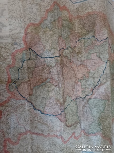 Magyarország közigazgatási térképe 1920 (Trianon után, Kogutowicz Manó)
