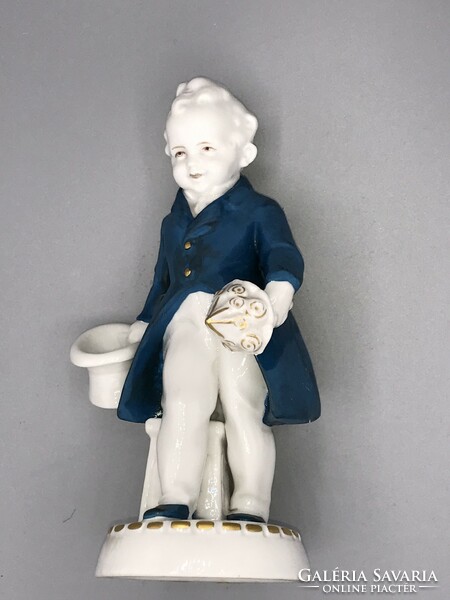 Antique katzhütte thuringia hertwig &co. 1914-1945 Porcelain gavaller figure