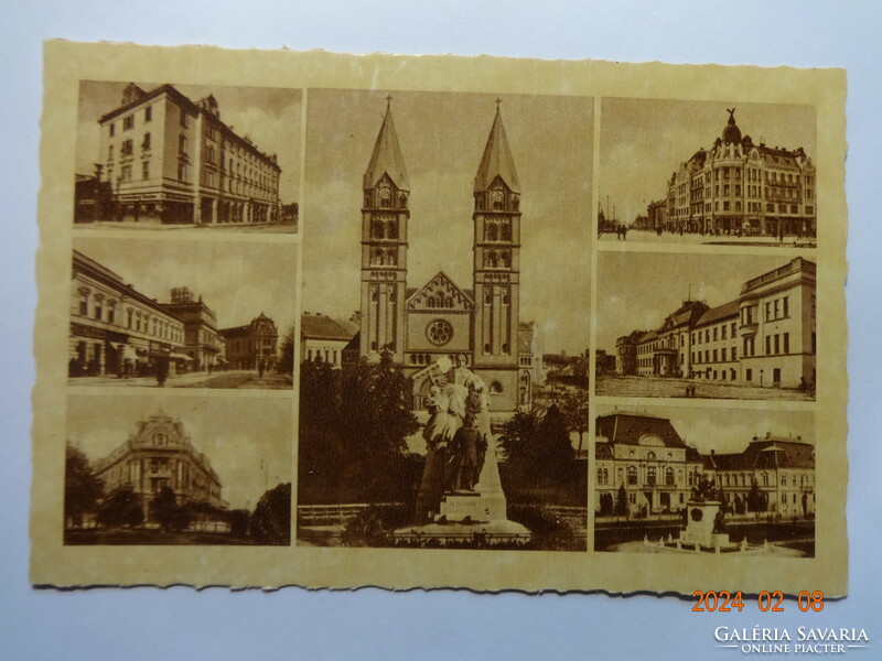 Old postcard Weinstock postcard: Nyíregyháza, details