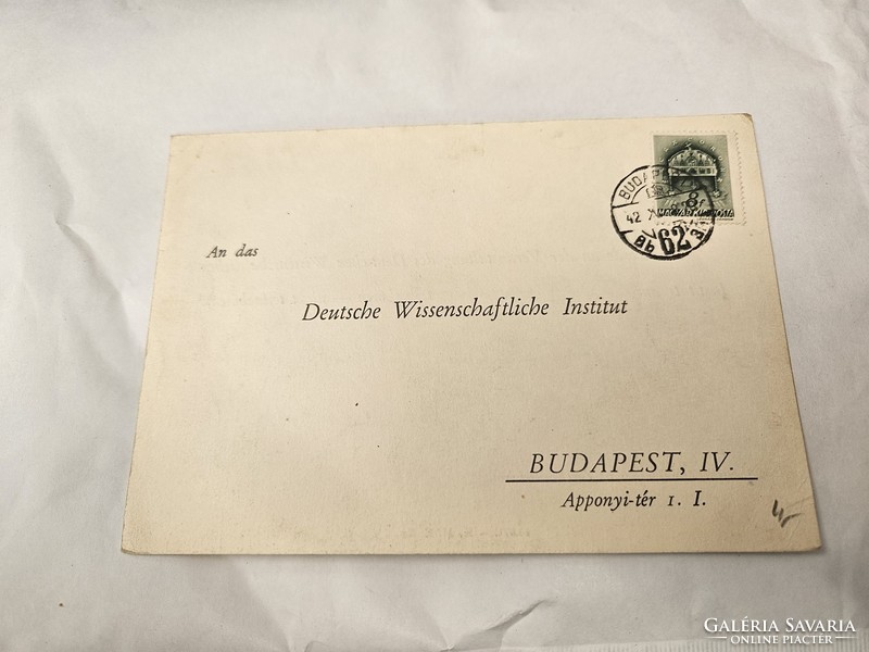 1942-es levelezőlap Budapest