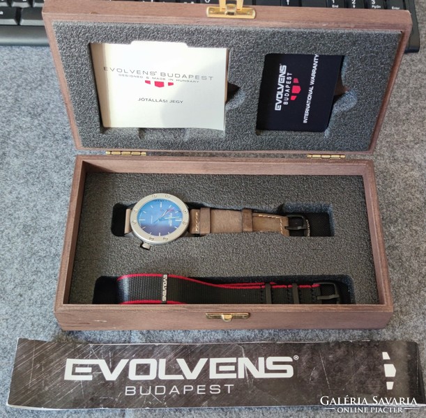 Exceptional opportunity! Evolvens no.307 Miyota automatic machine, made in Hungary, complete set!