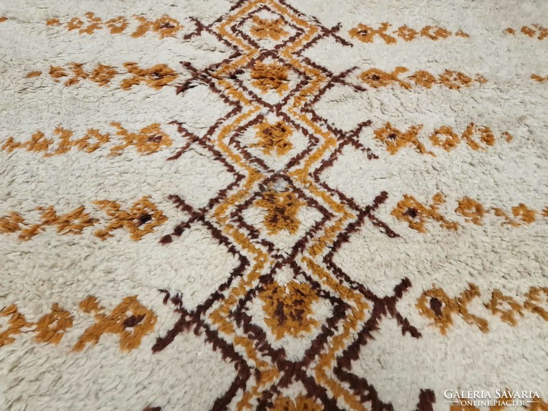 Mz238 original Berber nomad 100% wool handmade wool rug 210x310cm