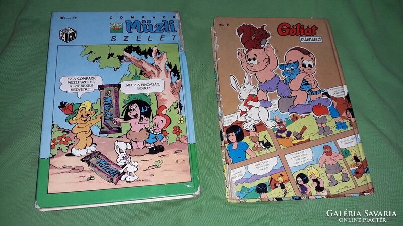 1998 - 99 Goliath - Bobó student calendar and diary comic 2 in one according to the pictures Kandi sheets