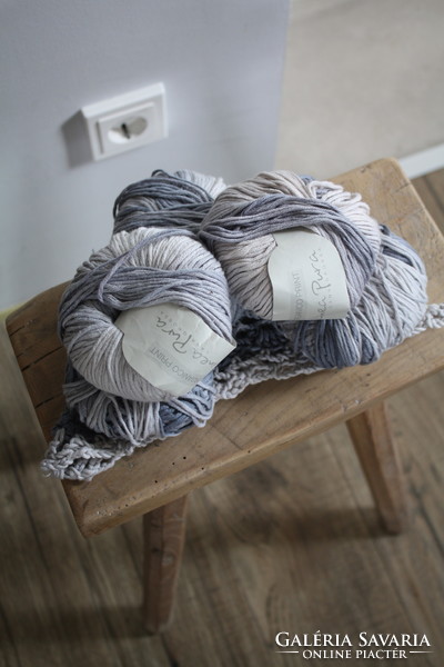 Blue gradient organic cotton yarn - 240 grams