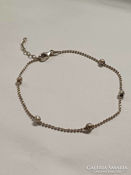 Silver anklet or bracelet