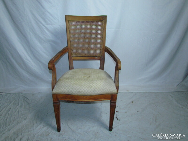Antique classicist armchair