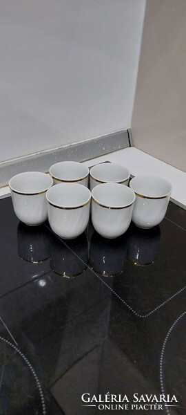 Zsolnay porcelain brandy cups