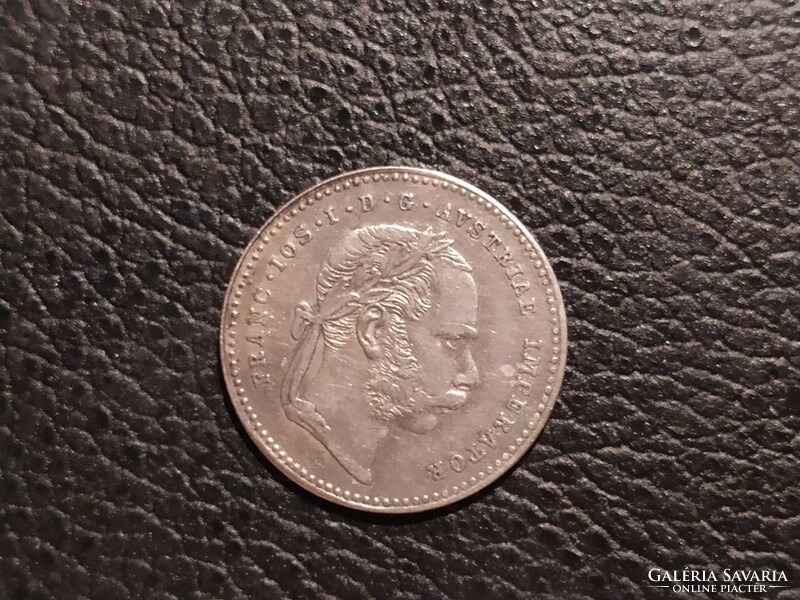 1870 Austria silver 20 krajczar