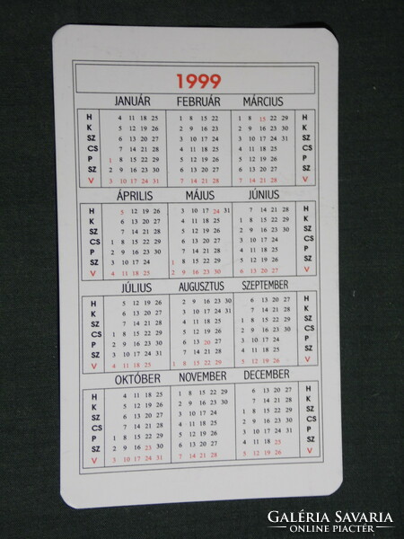 Card calendar, ábc elktro bt household electrical technical store, Pécs, 1999, (6)