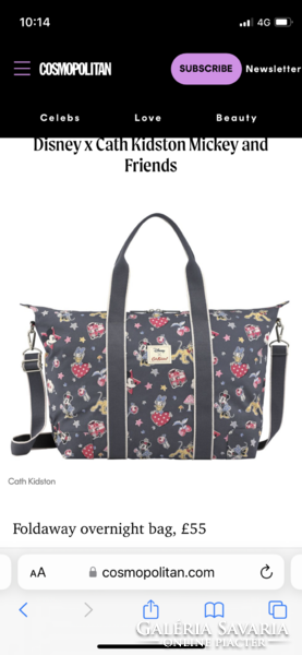 Disney & Cath Kidston “Mickey and friends” nagy méretű, utazó, bevásárló táska