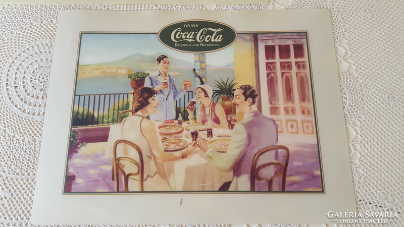 Retro Coca-Cola tányéralátét 4 db.