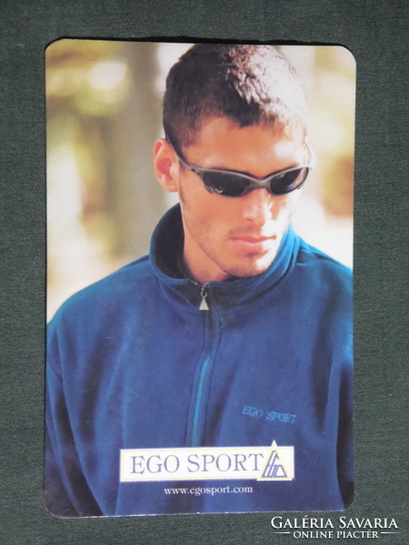 Kártyanaptár, EGO Sport sí, snowboard, ruházat divat, férfi modell, 2000, (6)