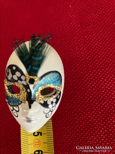 Venetian mask brooch