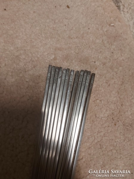 Special, marked stainless steel shashlik skewers, 12 pcs., 18 cm