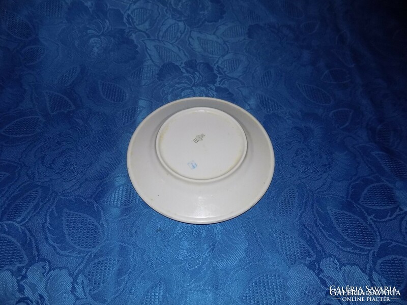 Zsolnay porcelán kék szélű kistányér 18 cm (2p)