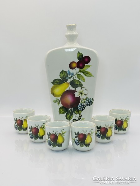 Alföldi porcelain short drink/brandy set