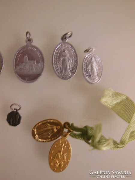 Rosary pendants - 13 pcs - 2 cm - 0.5 cm - old - Austrian - flawless