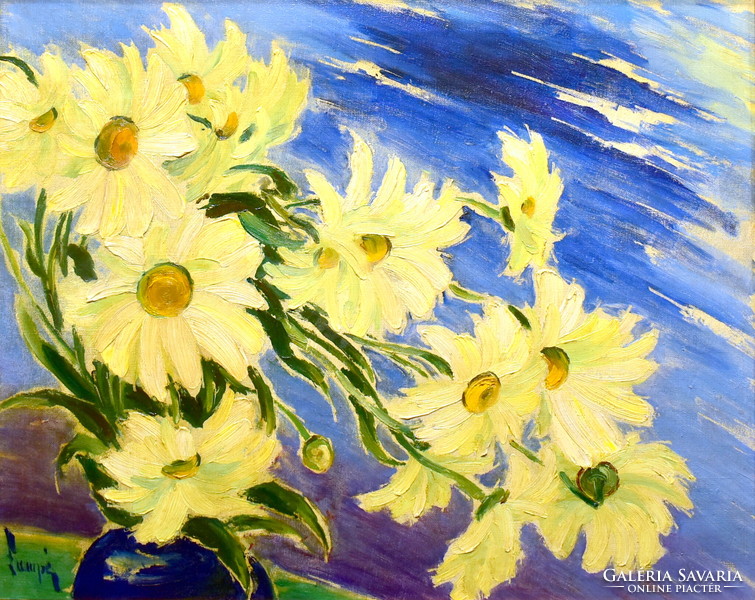 Sándor Lampé (1898 - 1974) daisies