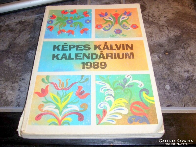 LEÁRAZVA Régi KÉPES KÁLVIN KALENDÁRIUM 1989 -MPL csomagautomatába is mehet