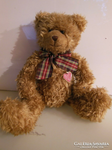 Teddy bear - new - herz - 30 x 20 cm - plush - from collection - Austrian - exclusive - flawless