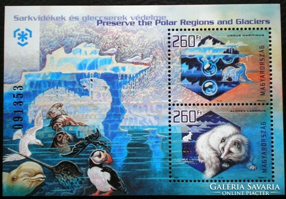 B325 / 2009 protection of arctic regions and glaciers block postal clear