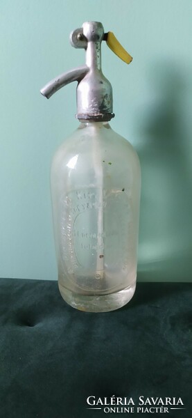 Soda bottle with the inscription Diósgyőr