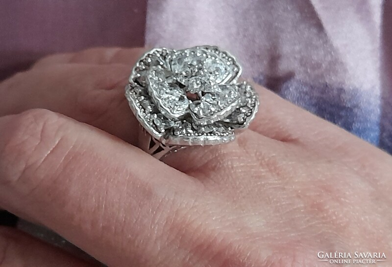 Vintage női ezüst gyűrű