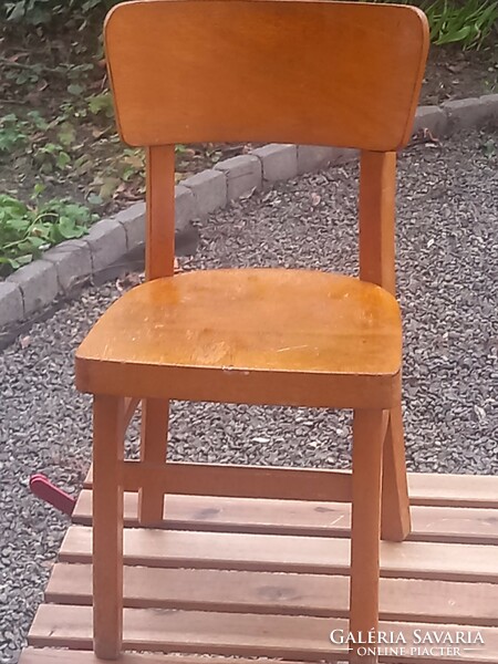 Retro solid wood chair, school chair, chair, retro children's chair