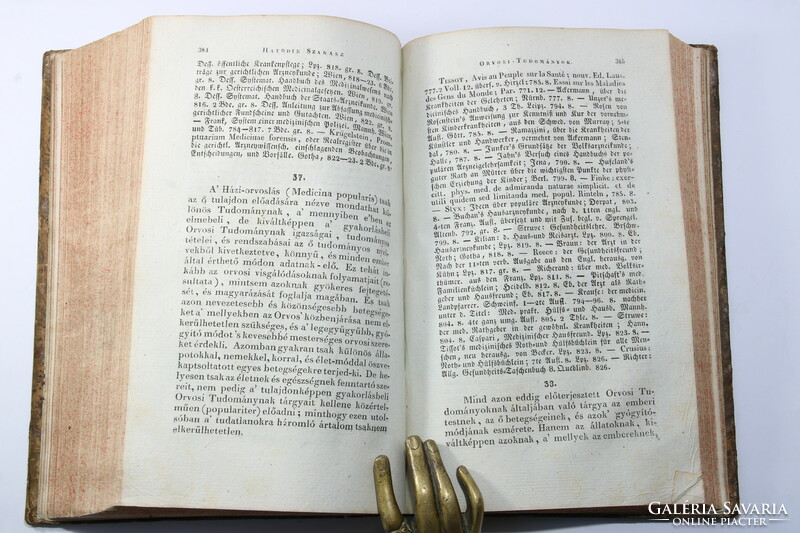 1827- A' tudományok' esméretére tanító könyv -Lánghy István - Szép példány