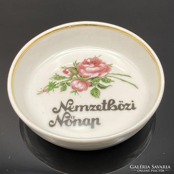 Hollóháza porcelain bowl - international women's day