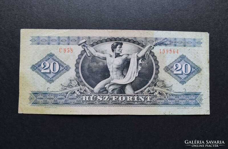 20 Forint 1975, F+