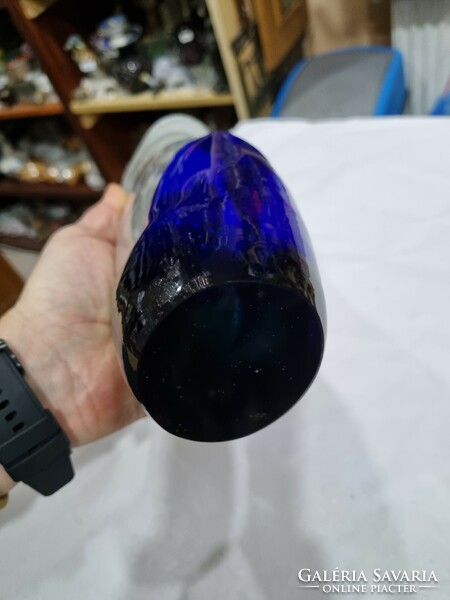 Czechoslovakian crystal vase