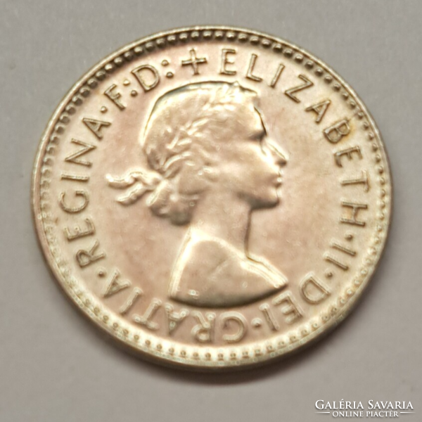 Ausztrália II. Erzsébet 500 ezüst 3 Pence 1960. (H/36)