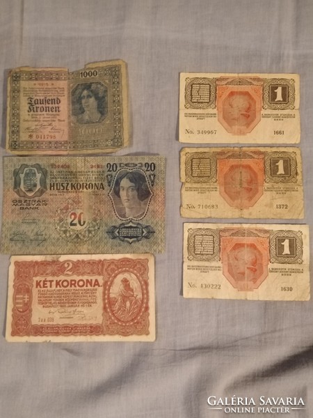 Vienna crown banknotes