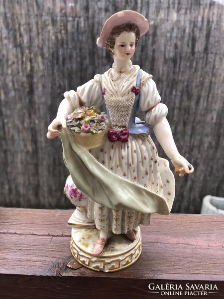 Meissen porcelain figurine of a gardener