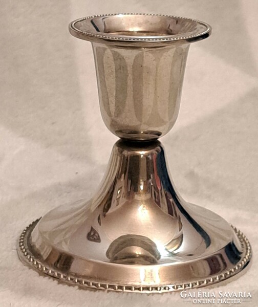 Silver-plated candle holder (m4488)
